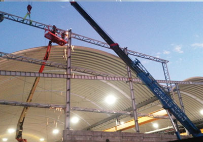 estructura metálica nave industrial